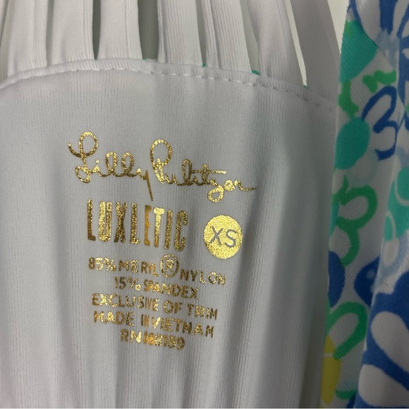 Lilly Pulitzer Luxletic Blue Haven Biancas Love Meryl Tennis Dress Size XS - Picture 6 of 8
